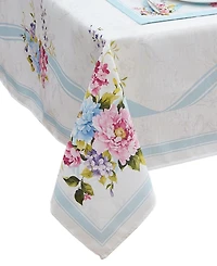 Elrene Rose Cottage Engineered Tablecloth