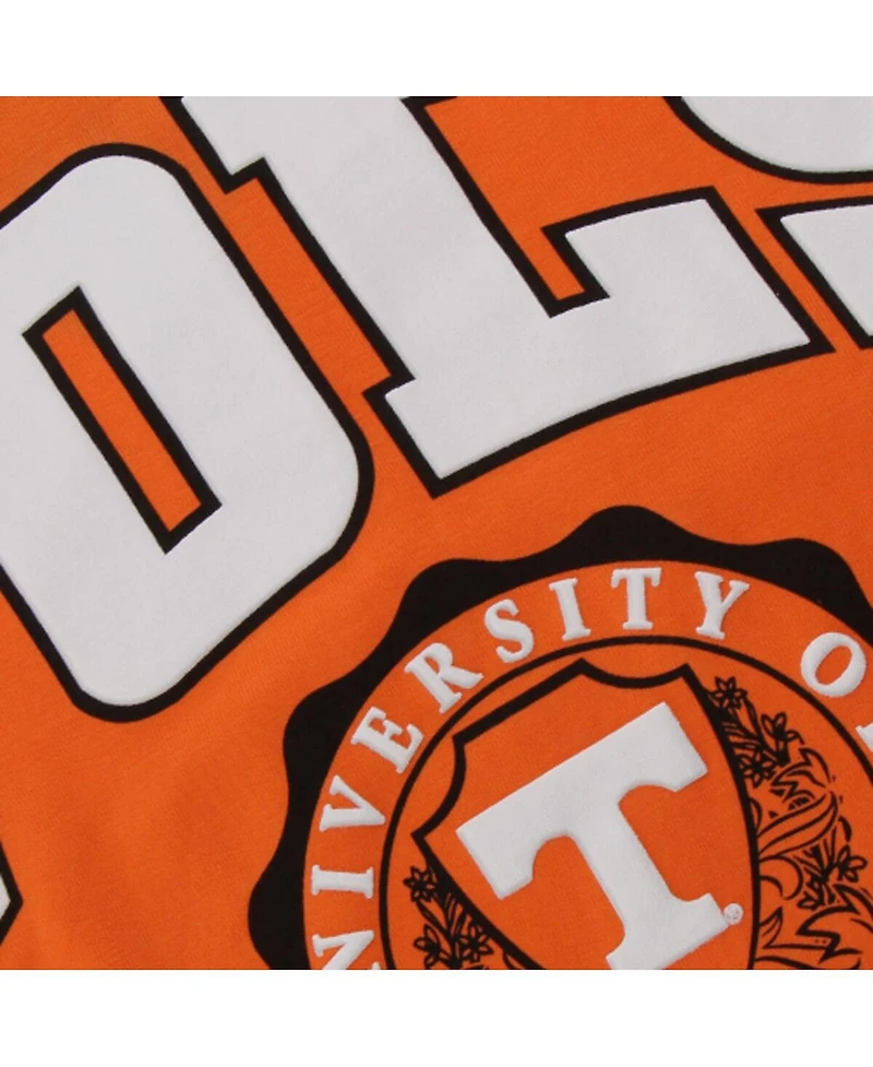 Pressbox Women's Tennessee Orange Tennessee Volunteers Edith Long Sleeve Oversized Top