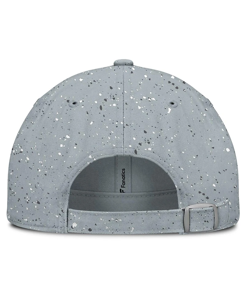 Fanatics Women's Gray Detroit Red Wings Heritage Snow Day Speckle Adjustable Hat