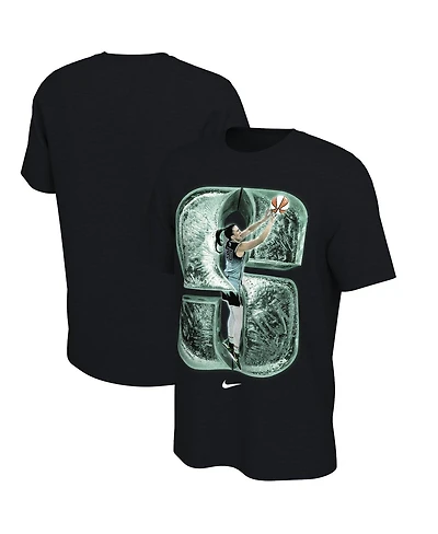 Nike Men's and Women's Sabrina Ionescu Black New York Liberty Wnba Summit Player T-Shirt