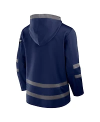 Fanatics Men's Athletic Navy Sweden 2025 4 Nations Face-Off Inside Line Pullover Hoodie