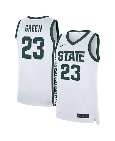 Nike Men's Draymond Green White Michigan State Spartans Performance Replica Basketball Jersey