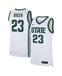 Nike Men's Draymond Green White Michigan State Spartans Performance Replica Basketball Jersey