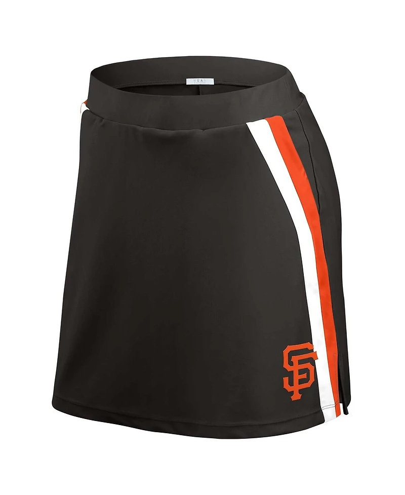 Wear by Erin Andrews Women's Black San Francisco Giants Stripes Skirt