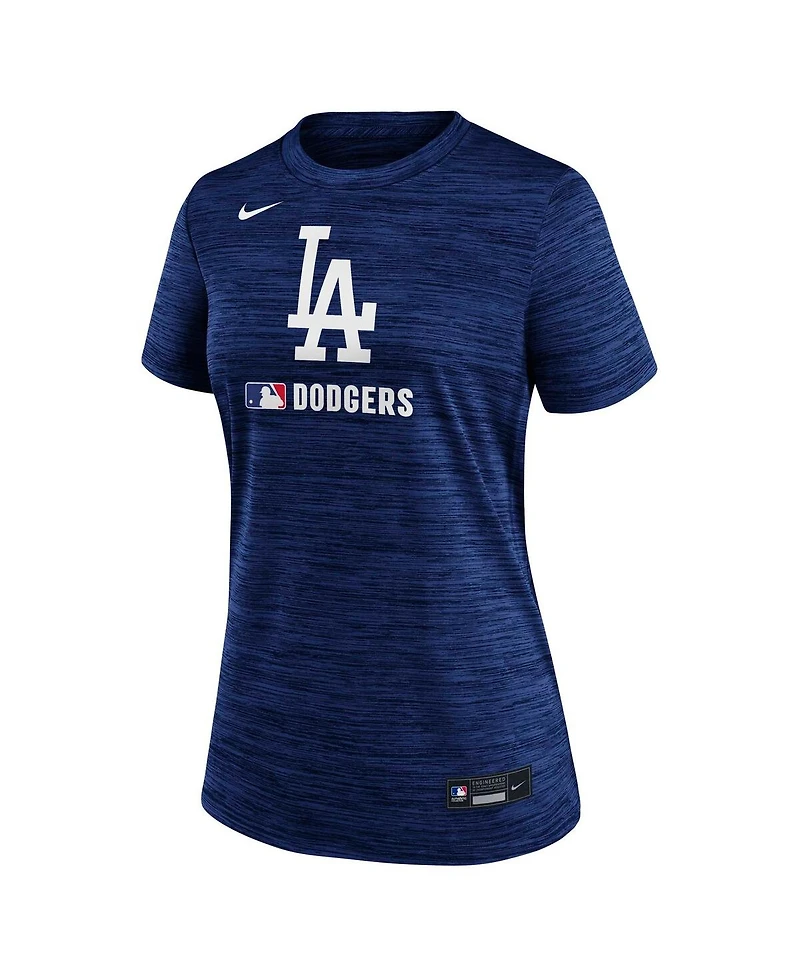 Nike Women's Royal Los Angeles Dodgers Authentic Collection Velocity Performance T-Shirt