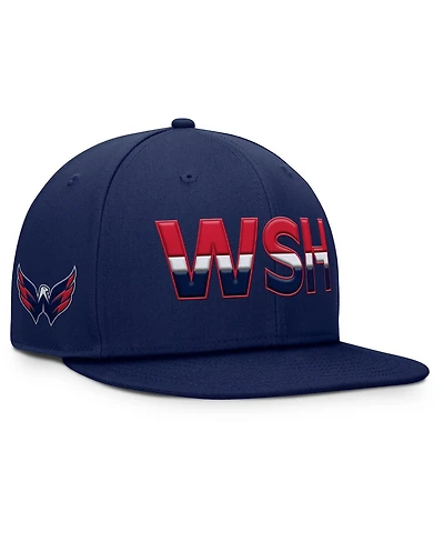 Fanatics Men's Navy Washington Capitals Authentic Pro Rink Snapback Hat