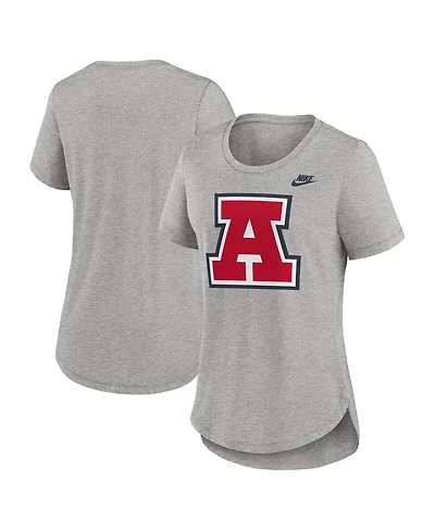 Nike Women's Heather Gray Arizona Wildcats Legacy Tri-Blend T-Shirt