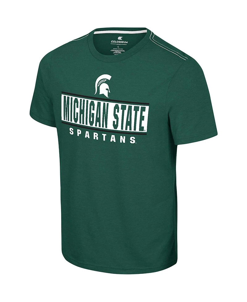 Colosseum Men's Green Michigan State Spartans No Problemo T-Shirt