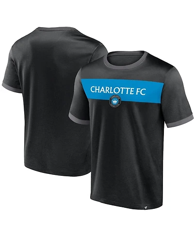 Fanatics Men's Black Charlotte Fc Advantages T-Shirt