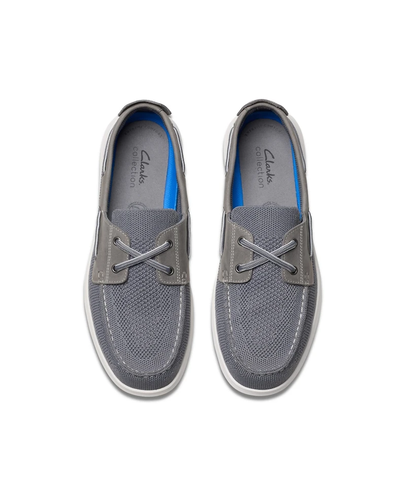 Clarks Men's Flexway Tie Casual Slip On Boat Shoe