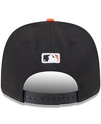 New Era Men's Black/Orange Baltimore Orioles Player Replica 9SEVENTY Adjustable Hat