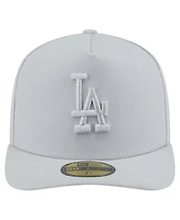 New Era Men's Gray Los Angeles Dodgers Colorpack 59FIFTY Fitted Hat