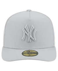 New Era Men's Gray York Yankees Colorpack 59FIFTY Fitted Hat