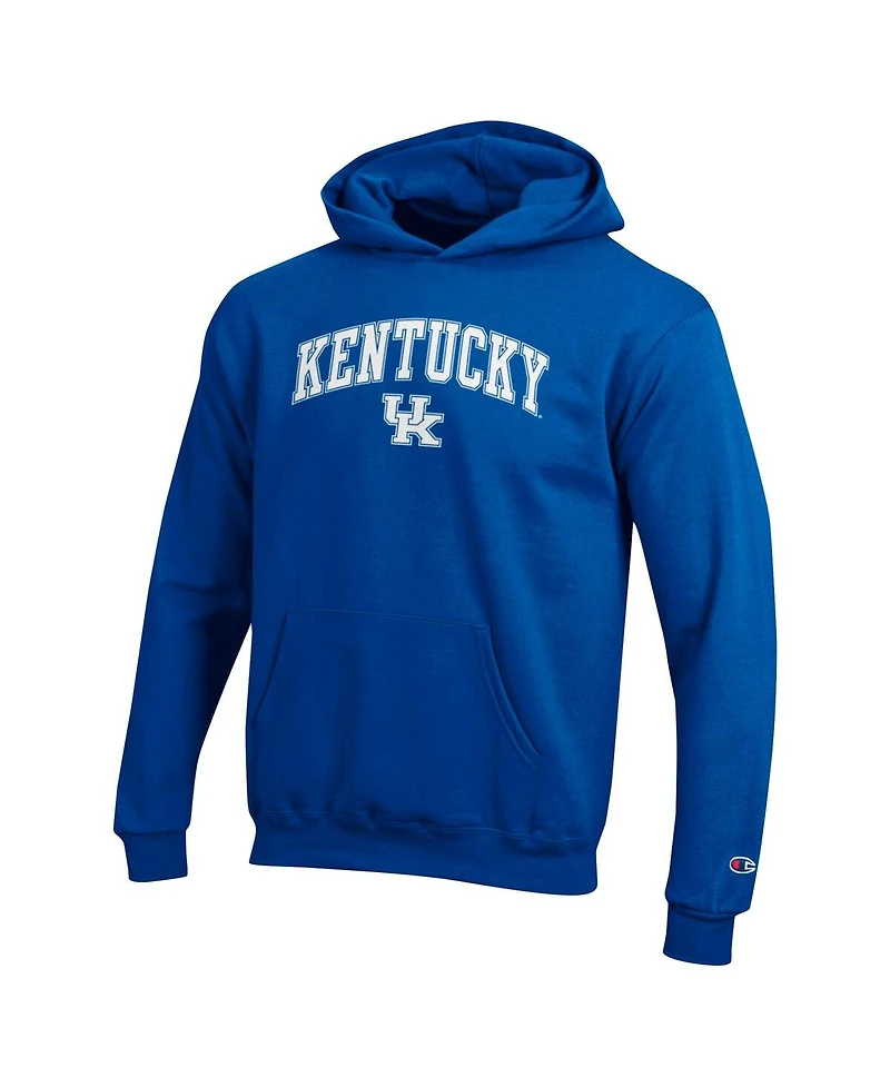 Champion Big Boys and Girls Royal Kentucky Wildcats Campus Pullover Hoodie