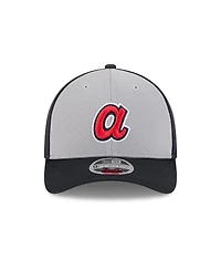 New Era Men's Navy/ Atlanta Braves 2025 Batting Practice 9FORTY M-Crown Adjustable Hat