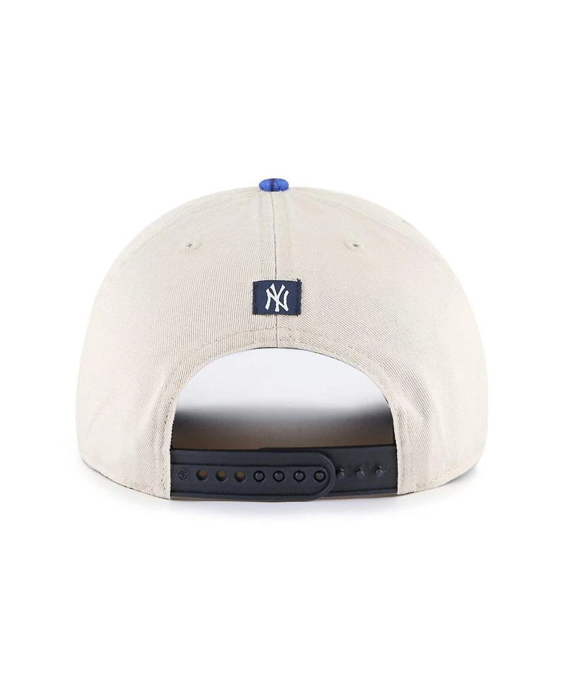 '47 Brand Men's Cream/Navy New York Yankees Fiji Rope Hitch Adjustable Hat