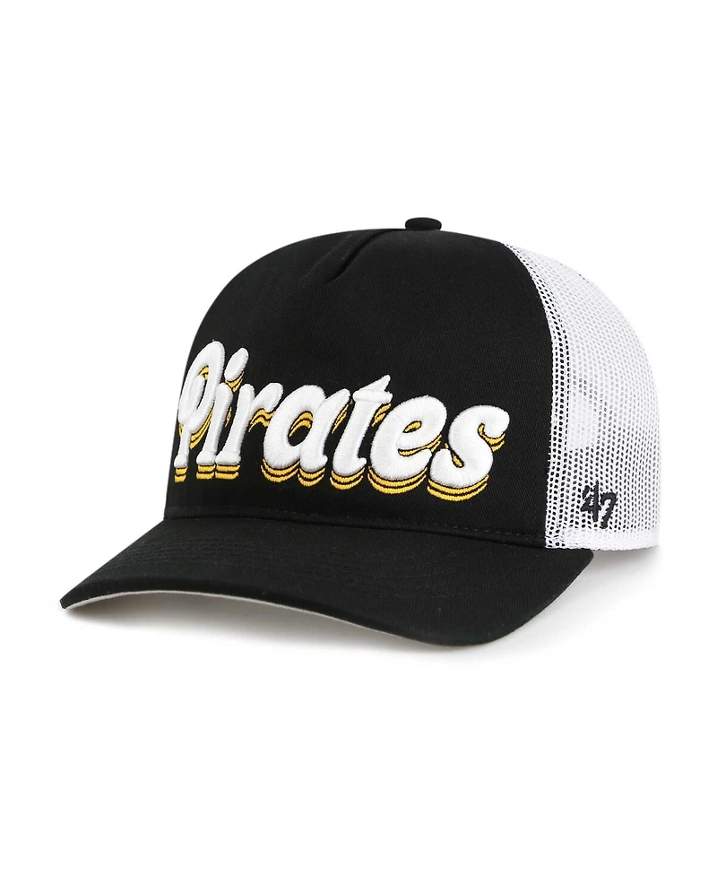 '47 Brand Women's Black Pittsburgh Pirates Biloxi Hitch Adjustable Hat