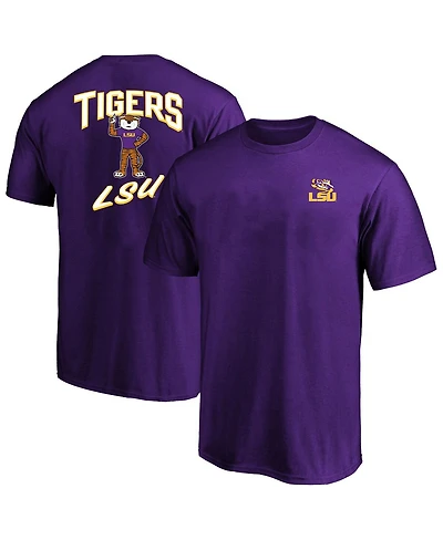 Fanatics Men's Purple Lsu Tigers Big Tall 2-Hit T-Shirt