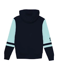 Outerstuff Preschool Navy Seattle Kraken Face Off Full-Zip Hoodie