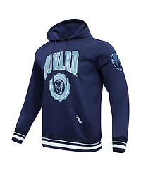 Pro Standard Men's Navy Howard Bison Crest Pullover Hoodie