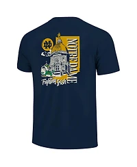 Image One Men's and Women's Navy Notre Dame Fighting Irish Campus State Hyper Local Comfort Colors T-Shirt