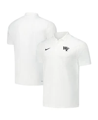 Nike Men's White Wake Forest Demon Deacons 2024/25 Sideline Victory Coaches Performance Polo Shirt