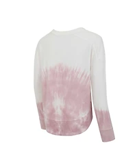 Concepts Sport Women's Pink/White Nashville Sc Orchard Tie-Dye Long Sleeve T-Shirt