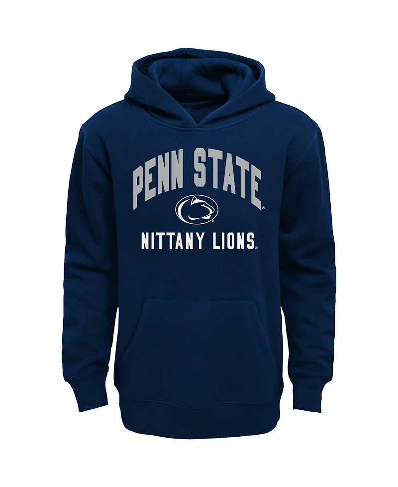 Outerstuff Baby Boys and Girls Navy/Gray Penn State Nittany Lions Play-By-Play Pullover Fleece Hoodie and Pants