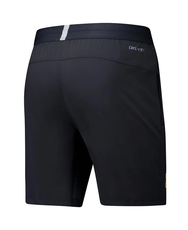 Nike Men's Black Oklahoma State Cowboys 2024/25 Sideline Performance Woven Shorts