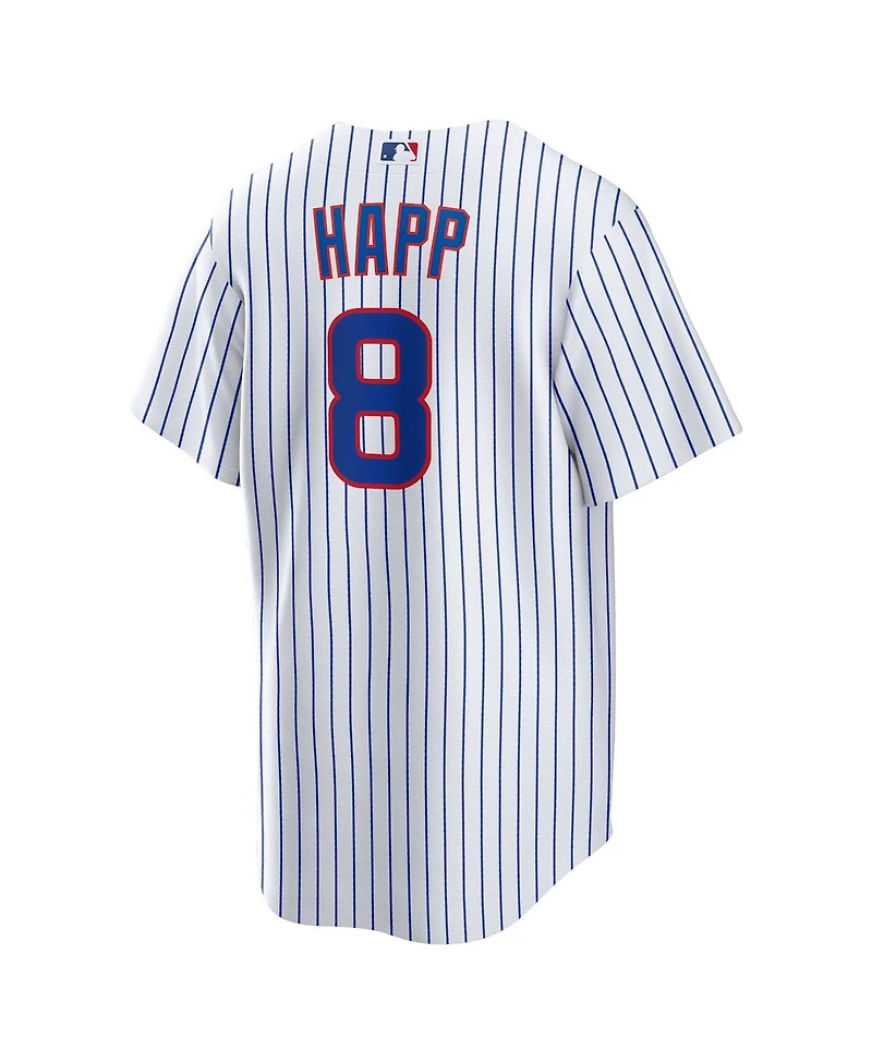 Nike Men's Ian Happ White Chicago Cubs Home Replica Jersey
