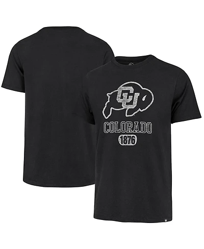 '47 Brand Men's Black Colorado Buffaloes 1876 Primary Logo Franklin T-Shirt