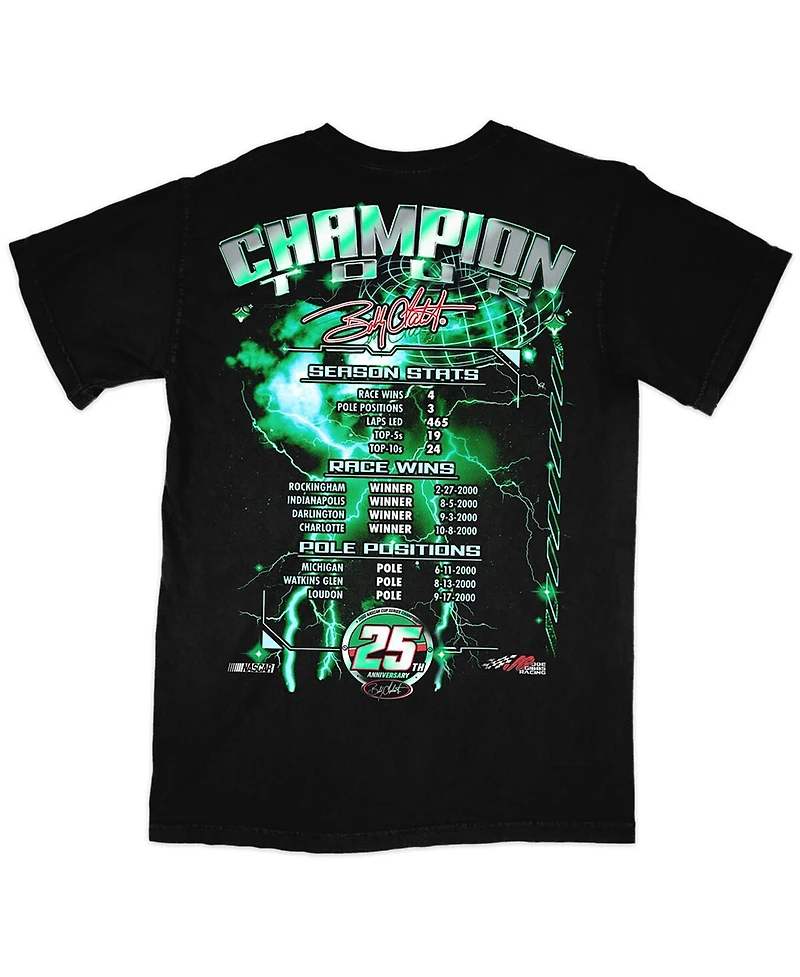 Joe Gibbs Racing Team Collection Men's Black Bobby Labonte Interstate Batteries Legends T-Shirt