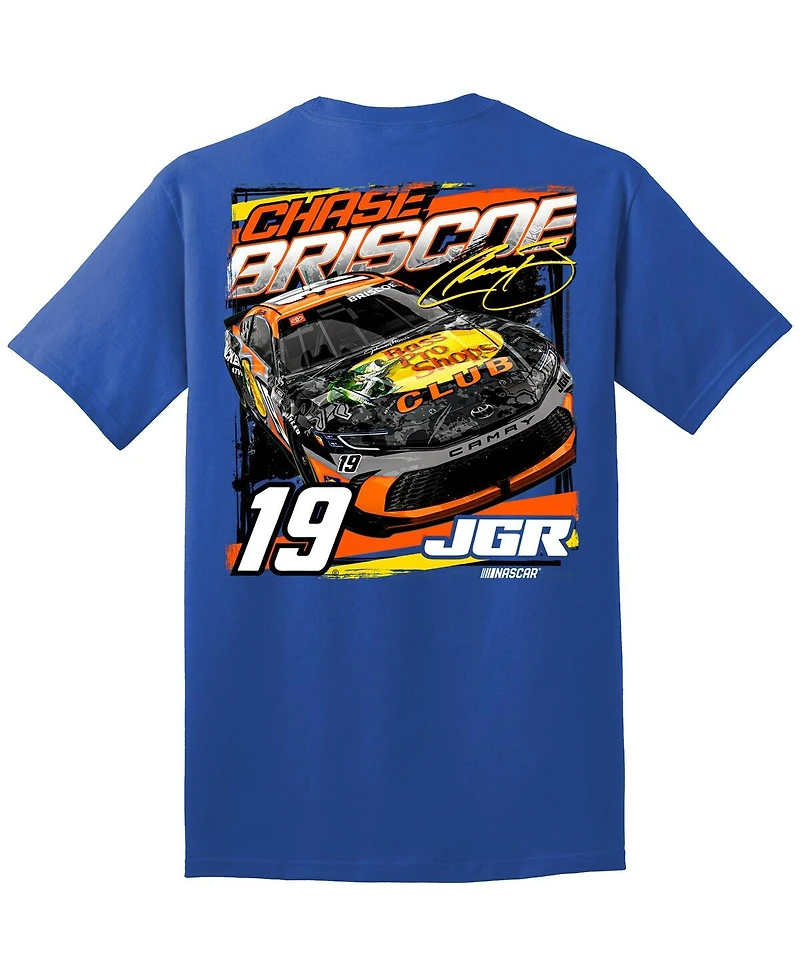Joe Gibbs Racing Team Collection Men's Royal Chase Briscoe Bass Pro Shops Car T-Shirt