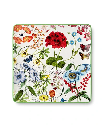 Certified International Greenhouse Square Platter