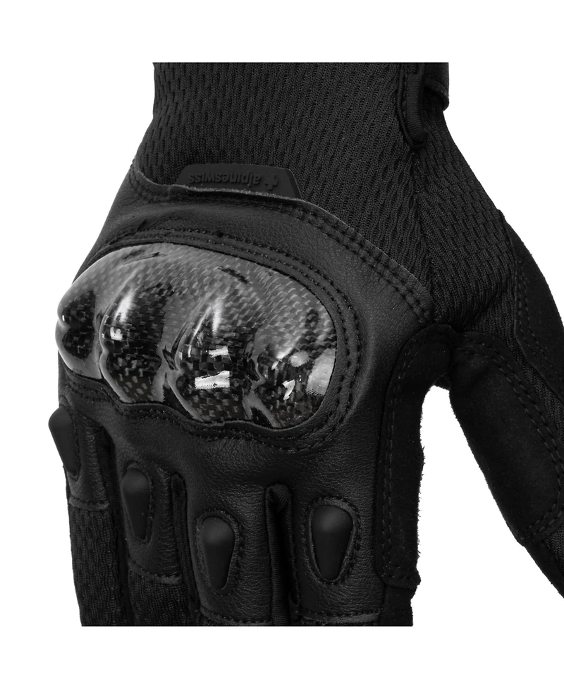 Alpine Swiss Men's Motorcycle Riding Gloves Touchscreen Outdoor with Reinforced Knuckles for Biking and Powersports