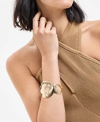 I.n.c. International Concepts Gold-Tone Disc Statement Bracelet, Exclusively at Macy's