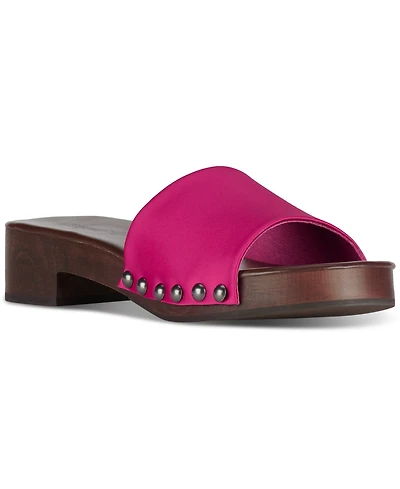 Jeffrey Campbell Cambrie Wooden Platform Slide Sandals