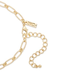 I.n.c. International Concepts Gold-Tone Color Crystal Shell Lariat Necklace, 18" + 3" extender, Exclusively at Macy's