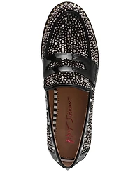 Betsey Johnson Lydiaa Rhinestone Tailored Loafer Flats