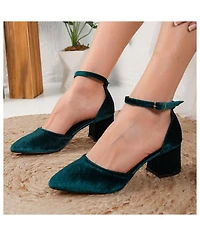 Marcelle Low Block Heel Pumps