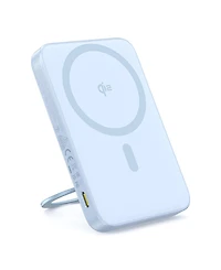 Baseus Qi2 Magnetic Power Bank 20W MagSafe Portable Charger 5000mAh Bracket Battery Pack with 360°Rotatable Ring Stand PicoGo