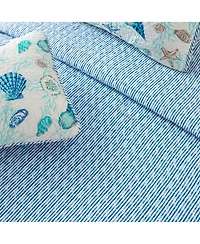 Linery & Co. Coastal Microfiber Quilt Set With Shams