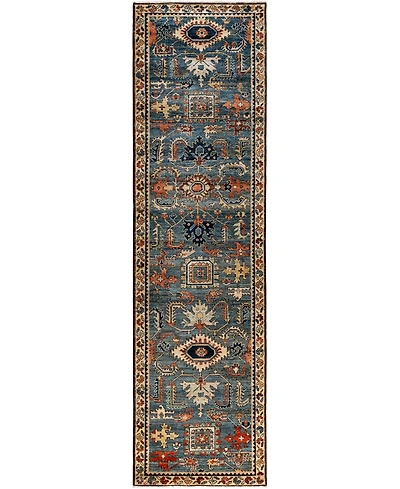 Adorn Hand Woven Rugs Serapi M1945 2'7''x9'8'' Runner Area Rug