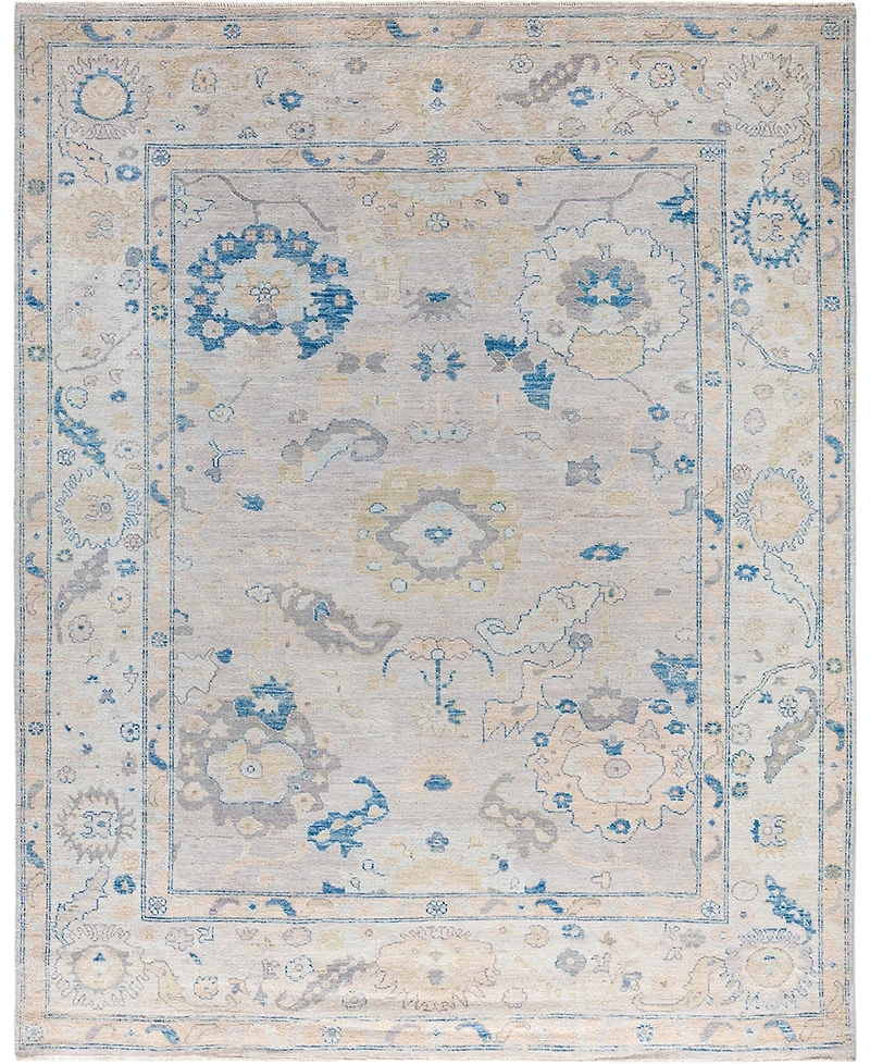 Adorn Hand Woven Rugs Colorful Oushak M1945 8'1''x10'1'' Area Rug