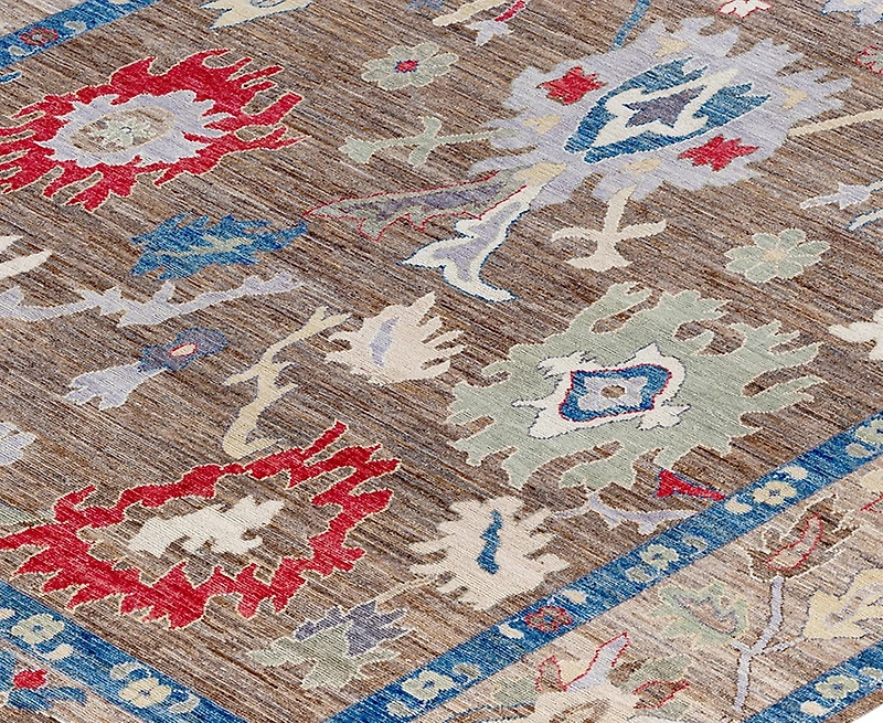 Adorn Hand Woven Rugs Colorful Oushak M1945 9'x11'11'' Area Rug