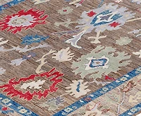Adorn Hand Woven Rugs Colorful Oushak M1945 9'x11'11'' Area Rug