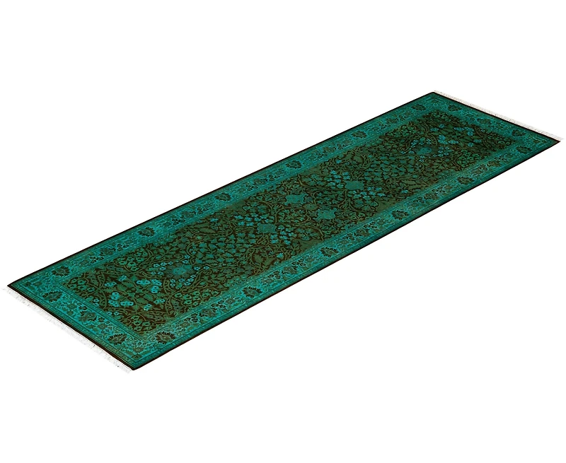 Adorn Hand Woven Rugs Fine Vibrance M1355 2'7''x8'7'' Runner Area Rug