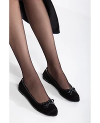Brooklyn Leather Ballerina Flats