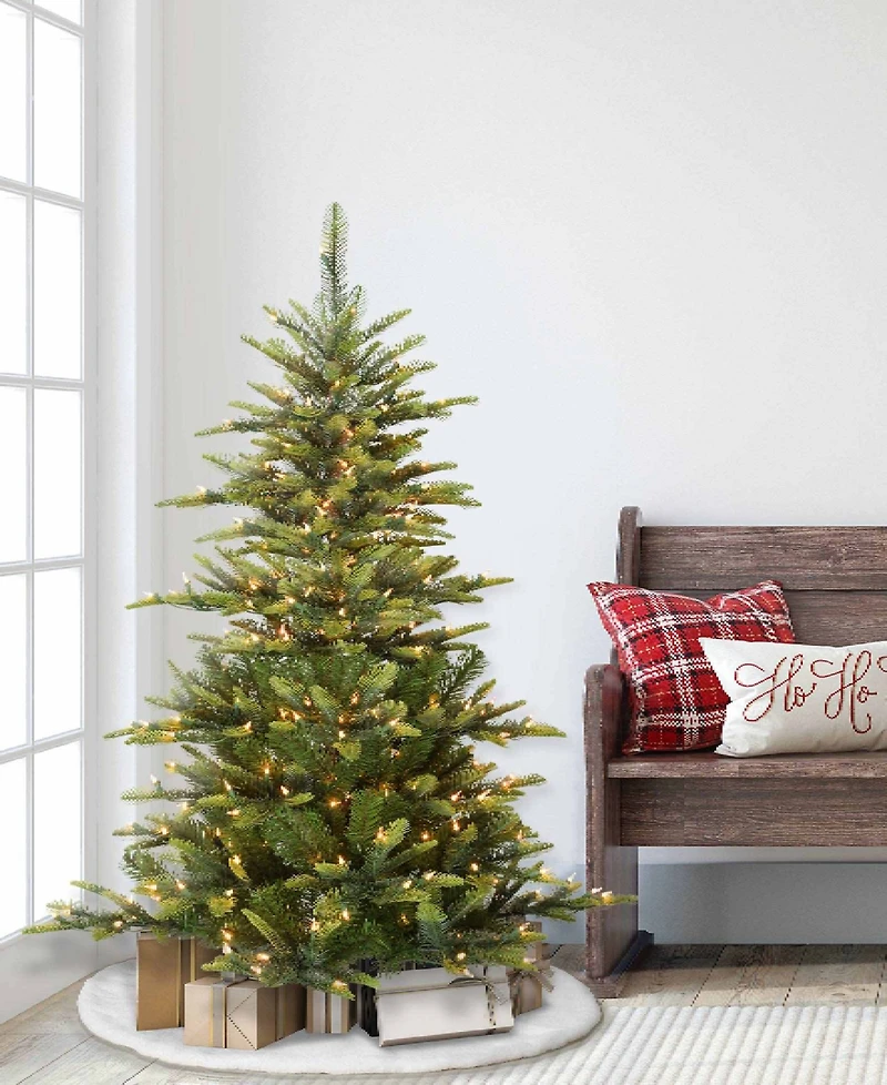 Puleo 4.5FT Pre-lit Arctic Fir Artificial Christmas Tree