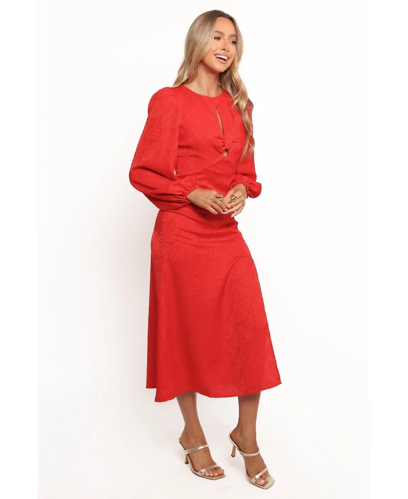 Petal and Pup Women's Laine Long Sleeve Midi Dress
